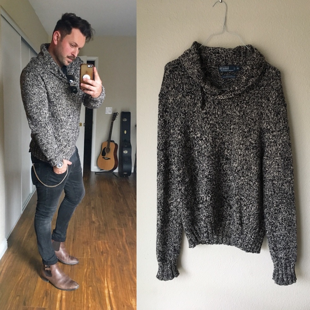 • RALPH LAUREN knit sweater •